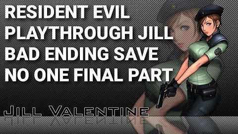 Resident evil ps1 playthrough Jill bad ending save no one final part