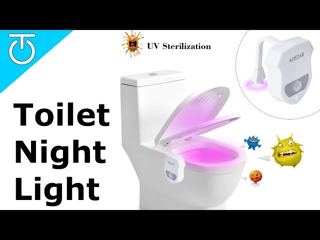 IllumiBowl toilet motion-activated light