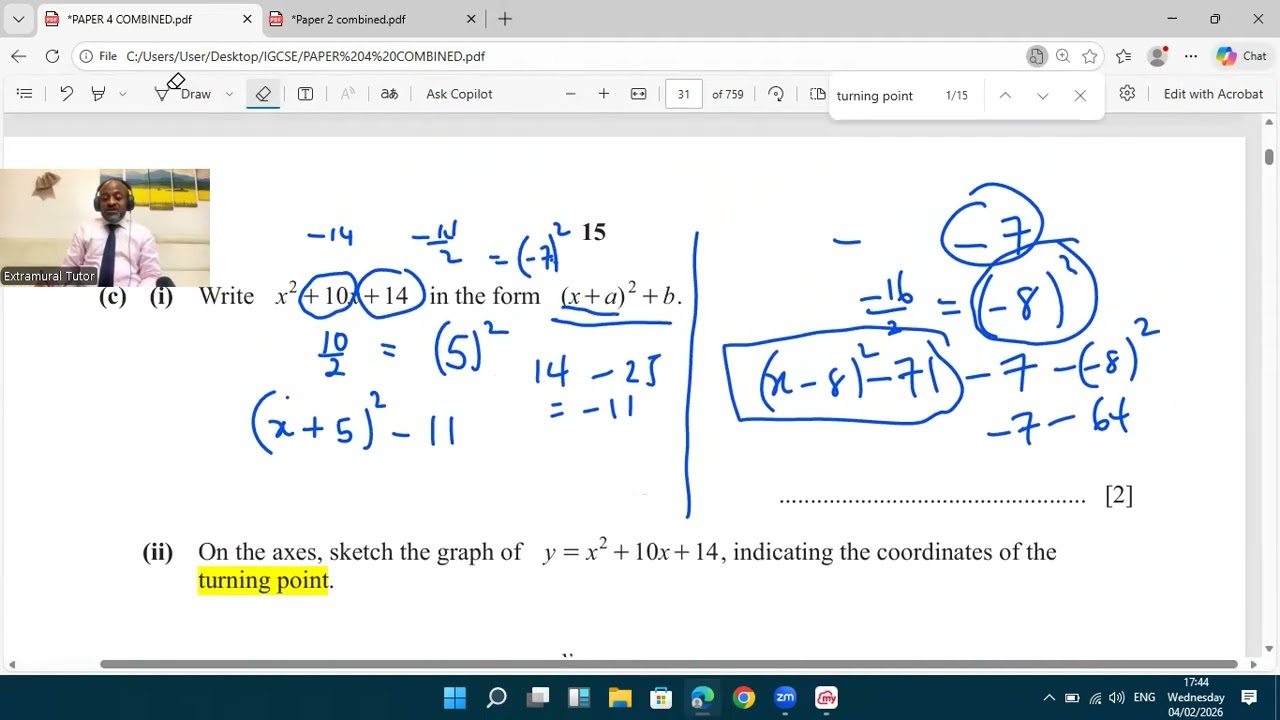 IGCSE MATHEMATICS VIDEOS