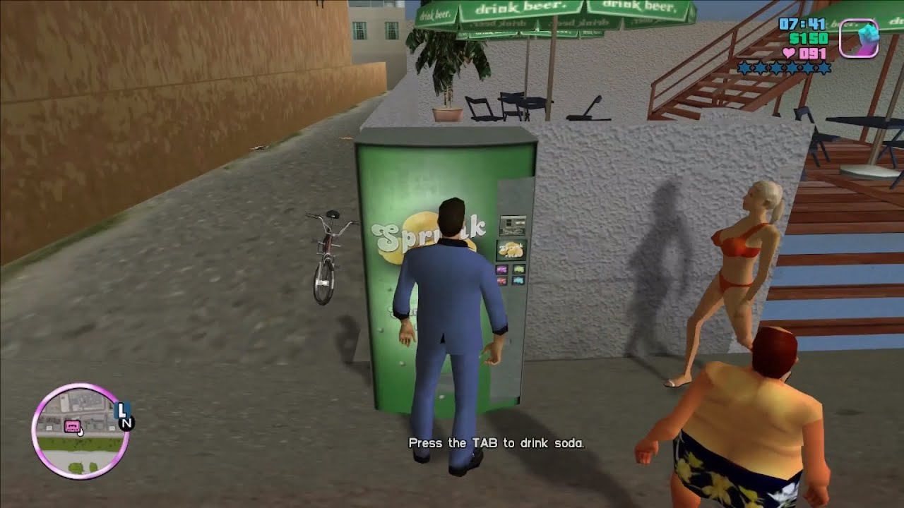 GTA Vice City Extended Features Mod [PC] Gameplay #1 - YouTube