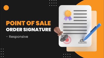 Point Of Sale Order Signature - Responsive Odoo