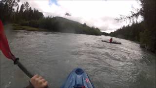 Trail lake to Kenai lake rapids