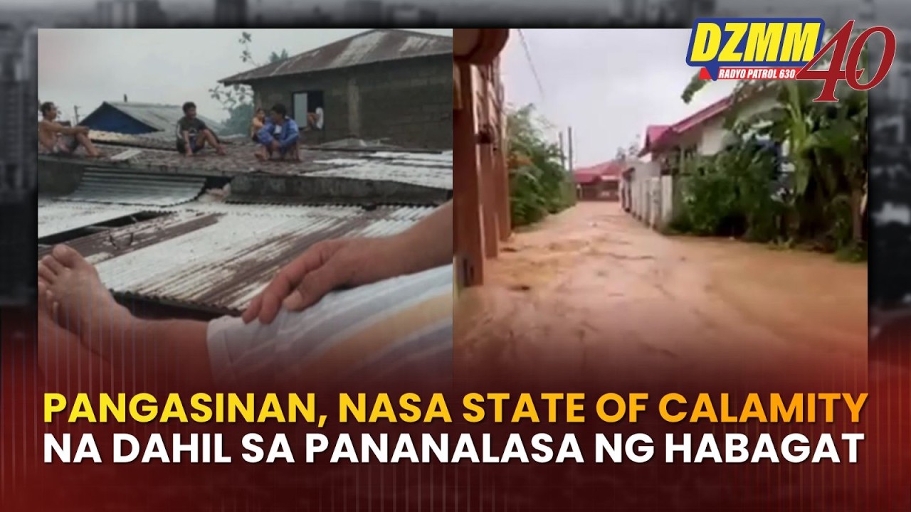 Pangasinan under state of calamity following widespread hagabat floods | (01 September 2026)