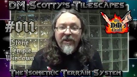 STONE TEMPLE WINDOWS Game Terrain for D&D and Pathfinder (DM Scotty