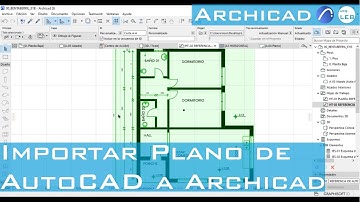 Insertar Archivo DWG en Archicad