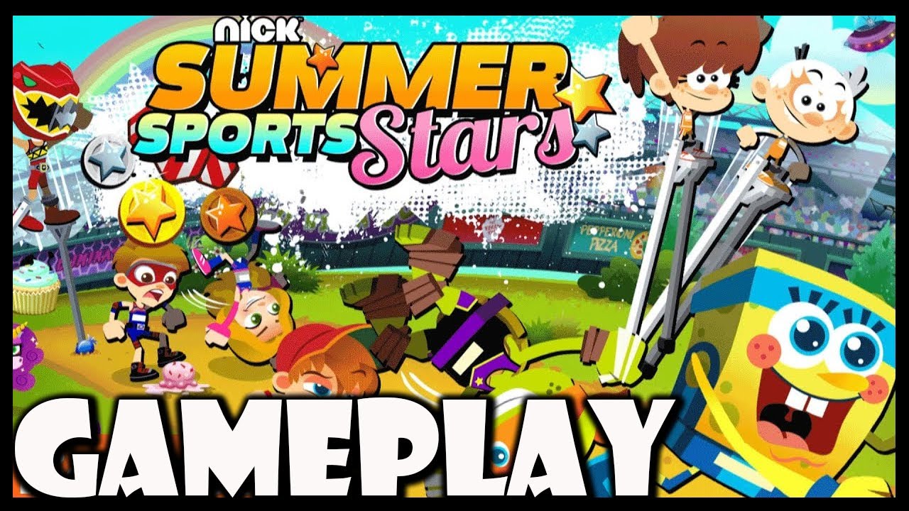 Геймплей Nick Summer Sports! Губка Боб на Олимпиаде!?