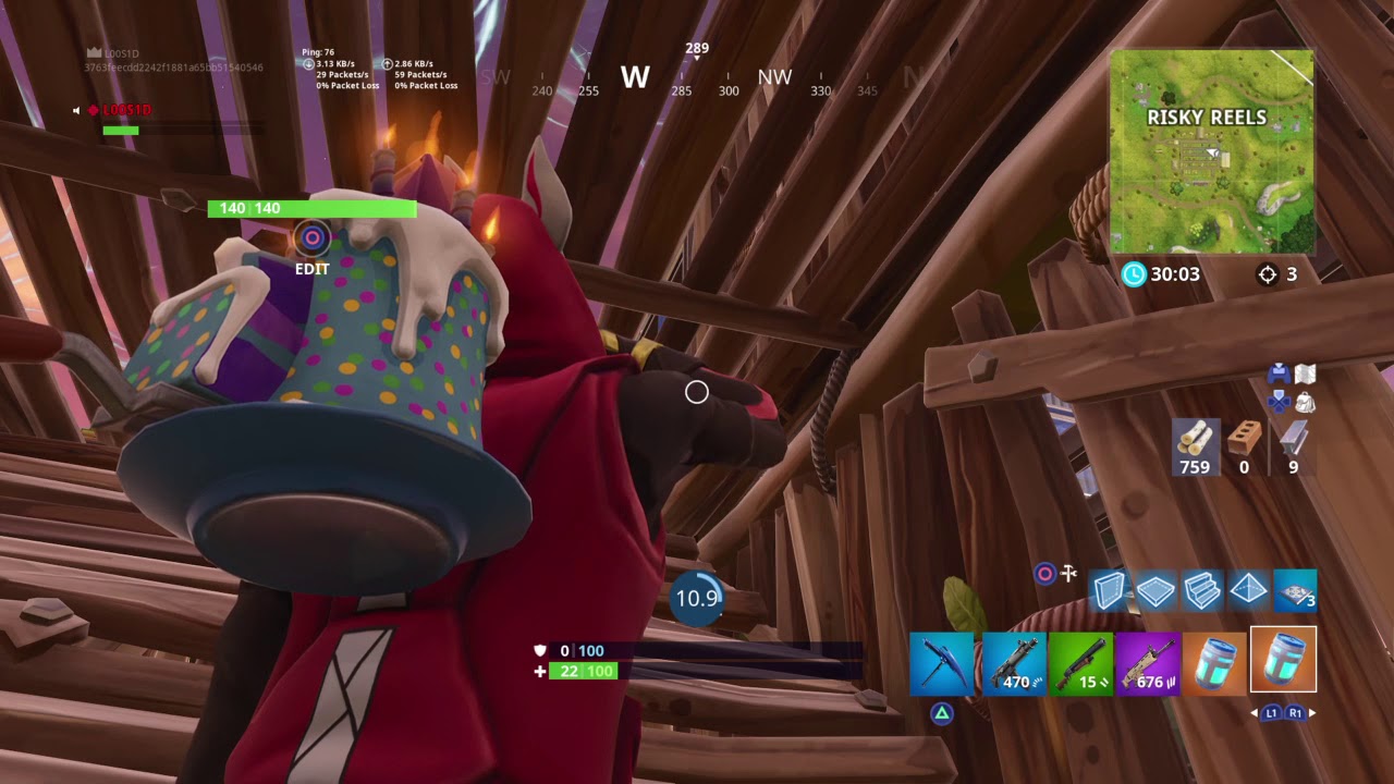 Build battling with my friend: Fortnite Battle Royale