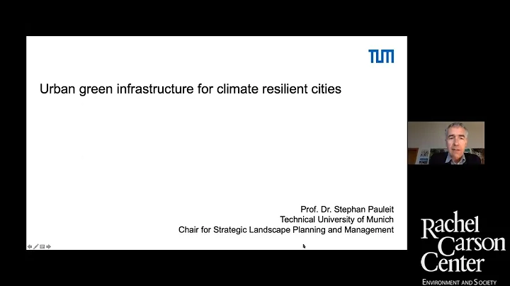 Tuesday Discussion: Stefan Pauleit (Centre for Urban Ecology and Climate Adaption (ZSK) at TUM)