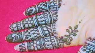 front hand fingers designs || simple fingers mehndi designs || very easy fingers henna design|| screenshot 5
