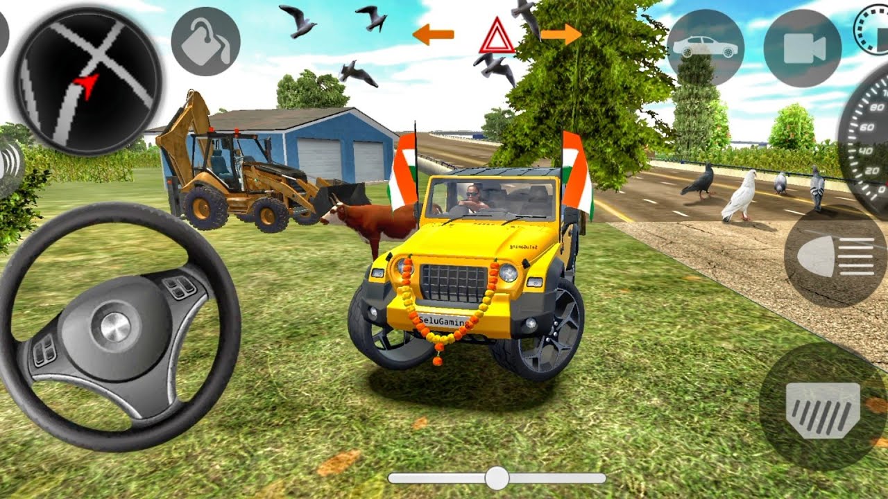 Modified Mahindra Thar 😈 | Indian Cars Simulator 3D Gameplay 🚙🔥 | SeluGaming16 