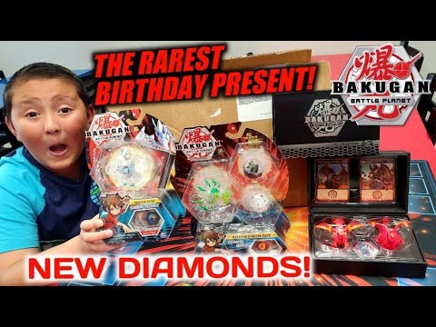 LOOK WHO GAVE ETHAN AN ULTRA RARE BIRTHDAY PRESENT! SURPRISE BAKUGAN BATTLE PLANET MYSTERY BOX!!