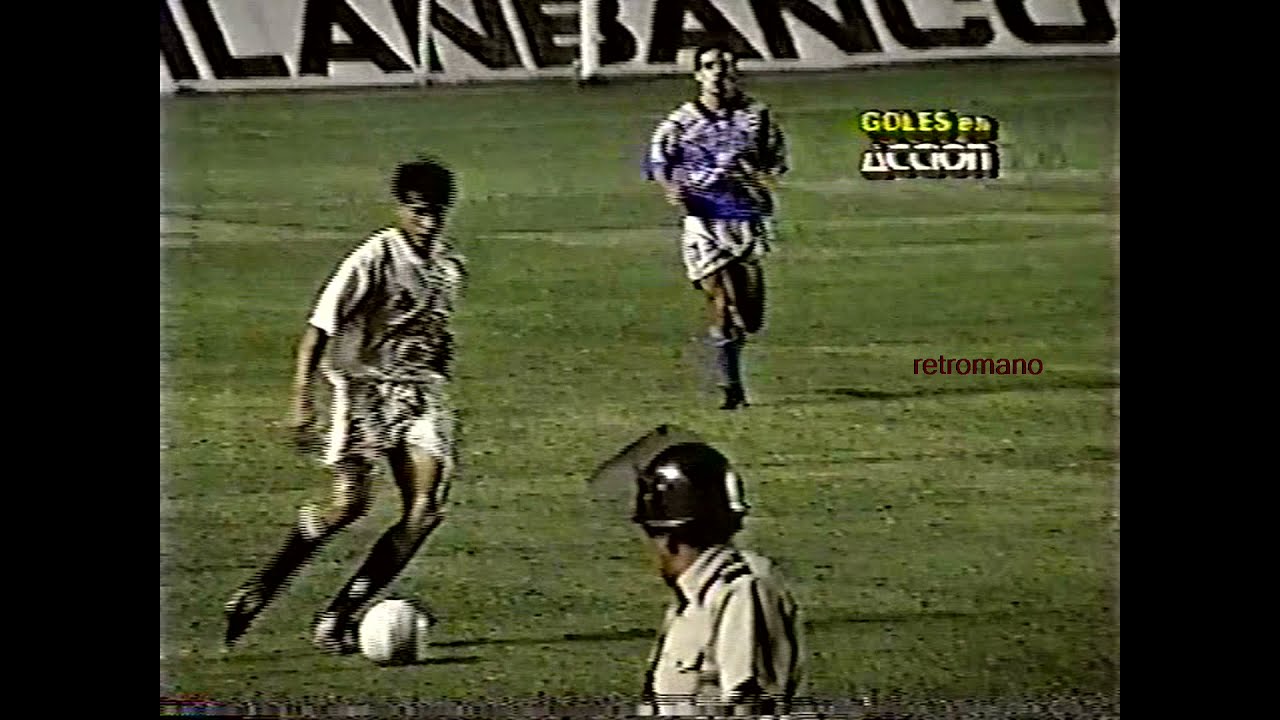 Universitario 2 vs Emelec 1 - Libertadores 94 - Goles de Dolmo Flores y Cesar Obando