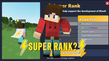 Is it worth to buy super rank in bloxd io