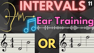 Chromatic Ascending Intervals, No Fixed Root - Hands-Free Ear Training 11