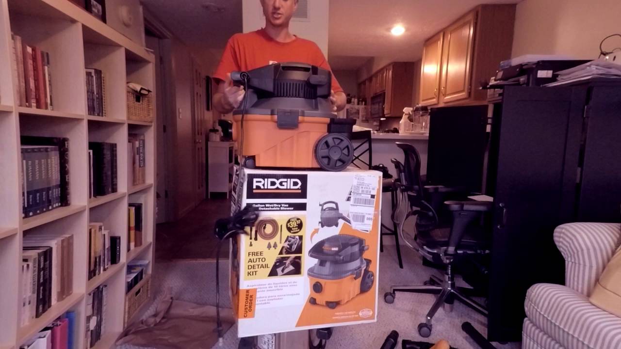 The Ridgid Blower Vac Unboxing Review YouTube