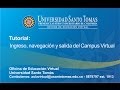 Tutorial ingreso navegacin y salida del campus virtual