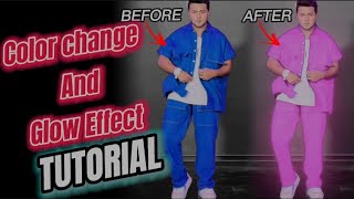 Glow Effect | Color Change | Node Video Tutorial | Glowing Clothes Tutorial | Clothes Color Change