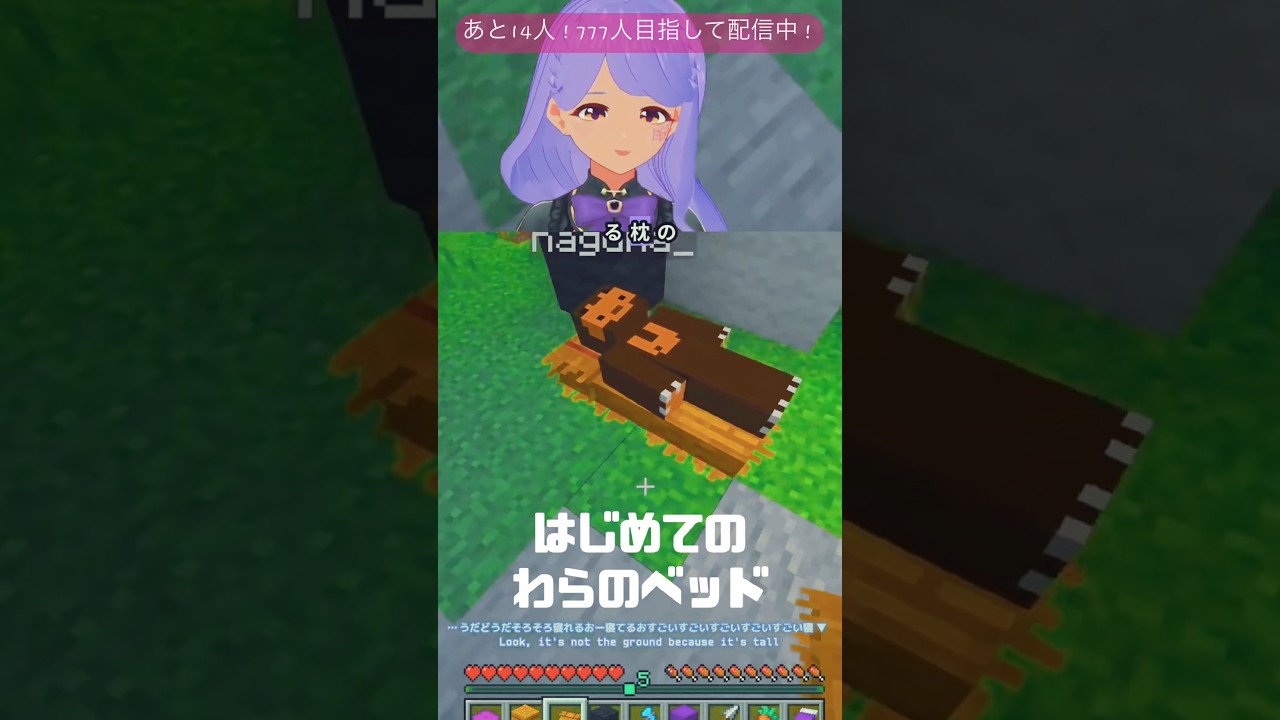 【マイクラ豆知識】使い捨て!?「わらのベッド」の仕様を知らないVtuberの反応