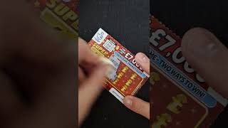 £7,000 Super Sevens £1 Scratch Card