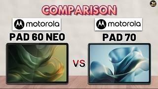 MOTOROLA PAD 70 vs MOTOROLA Pad 60 Neo : Best Tablet Under 30000😲🤔