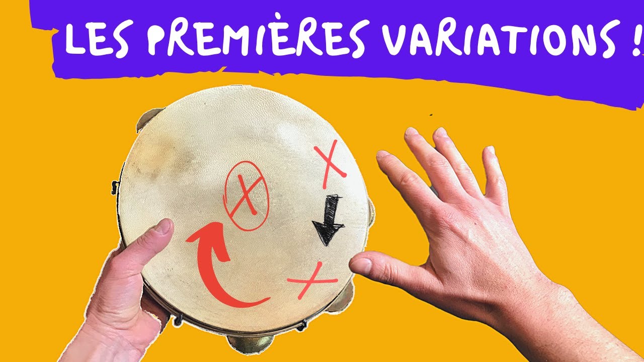 Comment jouer vous premières variations au pandeiro : combinaisons utilisant les sonorités de base