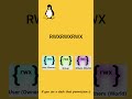 Linux Permissions explained in 30 Secs #linuxbasics #linuxcommandlinetutorial