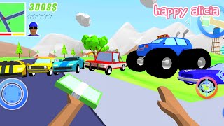 Dude Sultan Jual Mobil Monster Truk Ban Kempes 🤣 | Game Happy Alicia