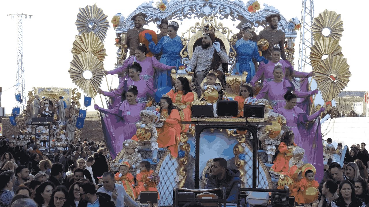 Imágenes de la cabalgata de Reyes 2025, Villaverde del Rio