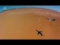 تجربة مثيرة عبر اسقاط طائرة بوينغ حقيقية في صحراء المكسيك