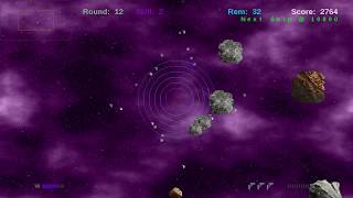 Asteroid-Blasting Space Game (Demo #3)