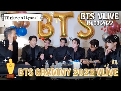 BTS VLİVE GRAMMY 2022 💜 - [Türkçe altyazılı] / 4 NİSAN 2022 BTS VLİVE İZLE / BTS GRAMMY TÜRKÇE 2022