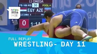 Wrestling - Qualifications Freestyle Men Day 11 | Full Replay | Nanjing 2014 Youth Olympic Games