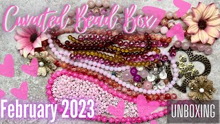 Curated Bead Box, Unboxing, Feb 2023