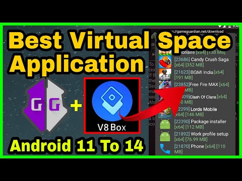 Install V8BOX Virtual Space Application For Android 13 and 14 !! Step by Step Tutorial