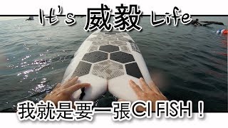 我就是要一張CI FISH！ ｜ 衝浪魚板選擇SURFING | It's 威毅Life