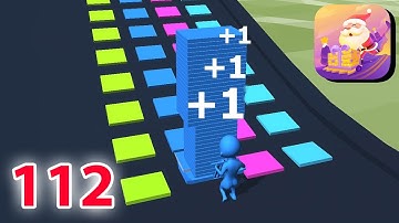 Stack Colors - Level 112 - NEW GAME - New Update Gameplay Walkthrough - All Level (iOS, Android)