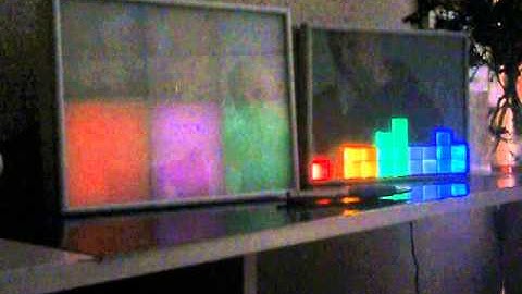 Color Organ, Lichtorgel, Audio Spectrum, Gaismas mūzika un spektrs, Цветомузыка и спектр.