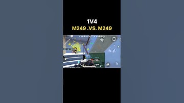 m249😱 1V4 clutch #bgmi