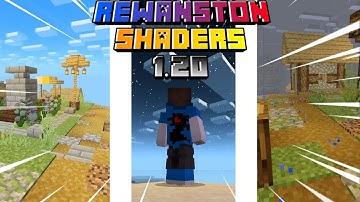 Ada Water Reflectionnya!! | Rewanston Shaders Mcpe 1.20 RenderDragon