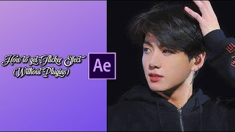 After Effects Flicker Effect Tutorial ( No Plugin Required) | After Effects | Euphorical Fanboy