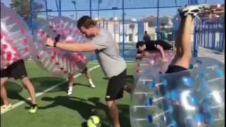 MANNEQUIN CHALLENGUE - Bubble Soccer Málaga! screenshot 5