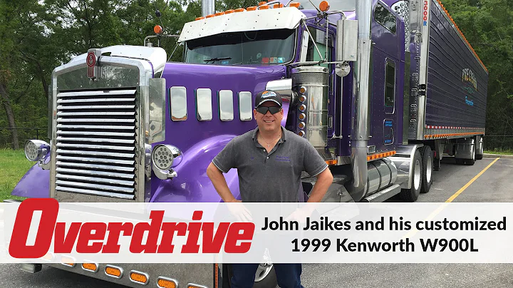 John Jaikes and his customized 1999 Kenworth W900L