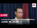 Gatchalian nagsasagawa ng press briefing | NewsWatch Live