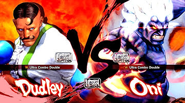 Dudley vs Oni (Hardest AI CPU) - Ultra Street Fighter 4