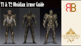 GW2 | T1 and T2 Legendary Obsidian Armor Guide