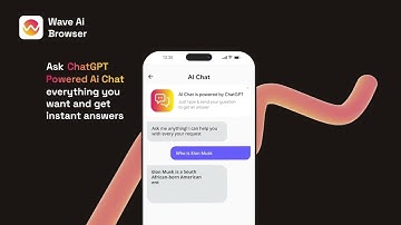 Wave AI Browser powered by chat GPT