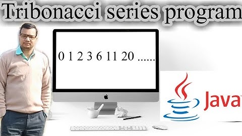Tribonacci series program in Java