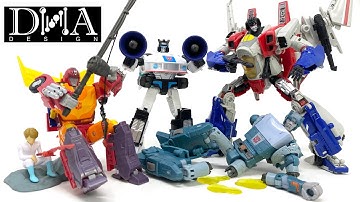 DNA Design DK-25 Upgrade Kit Studio Series STARSCREAM! 86 HOT ROD! KUP & JAZZ Review