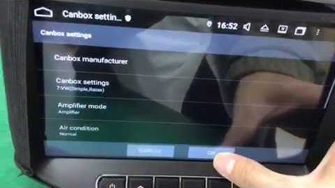 How to set the canbus settings for Fender audio system on Android Car Radio