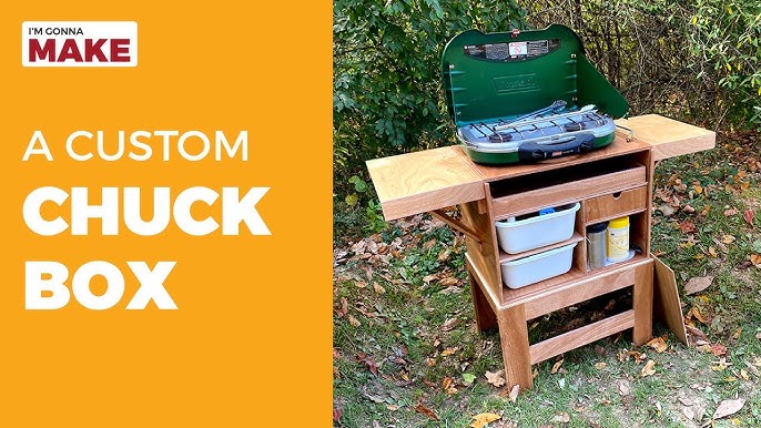 The Camping Kitchen Box Keep Your Camping Kitchen Organized and Ready for  Adventure With This Light and Strong Chuck Box 